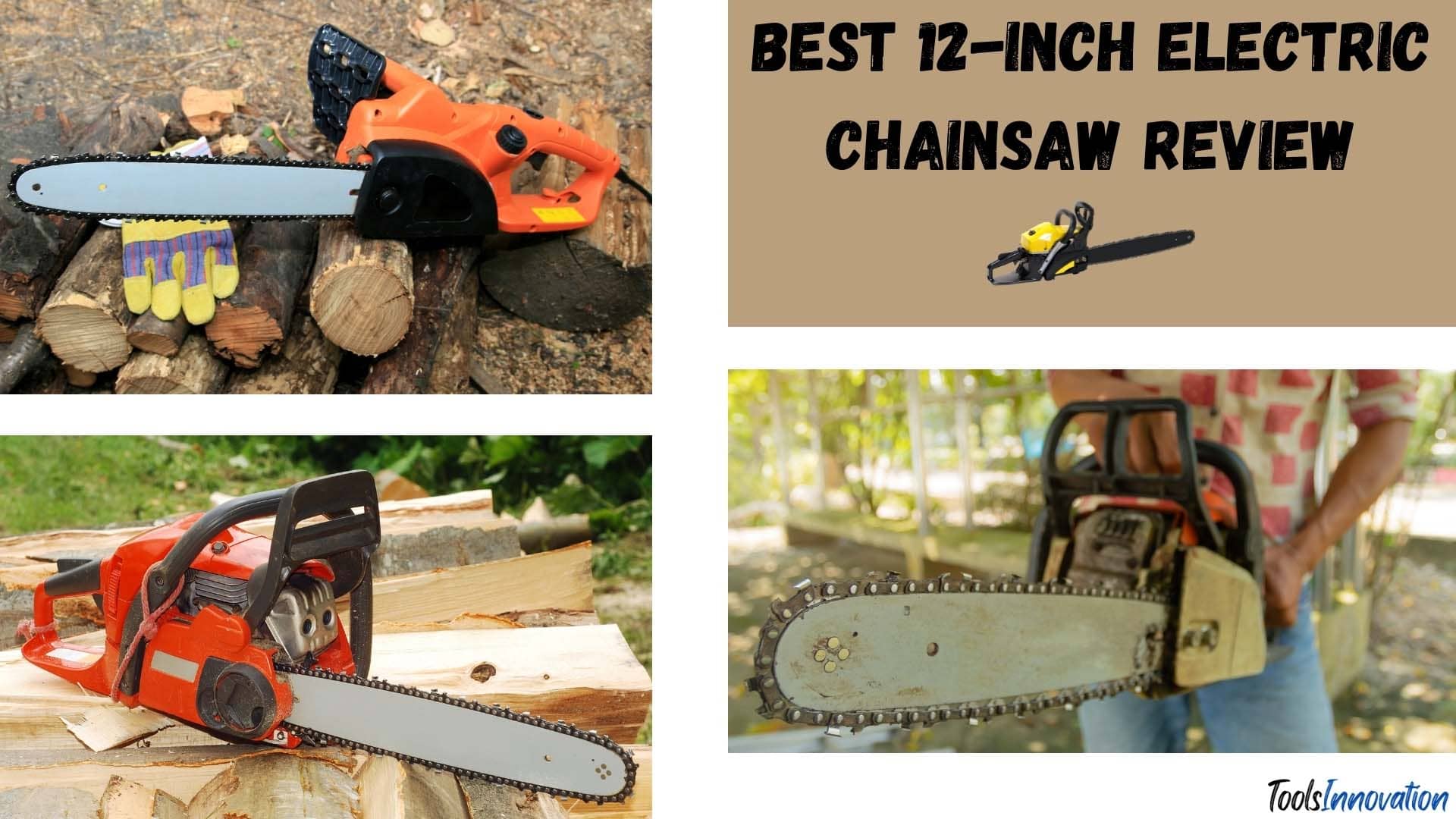 12 Inch Electric Chainsaw